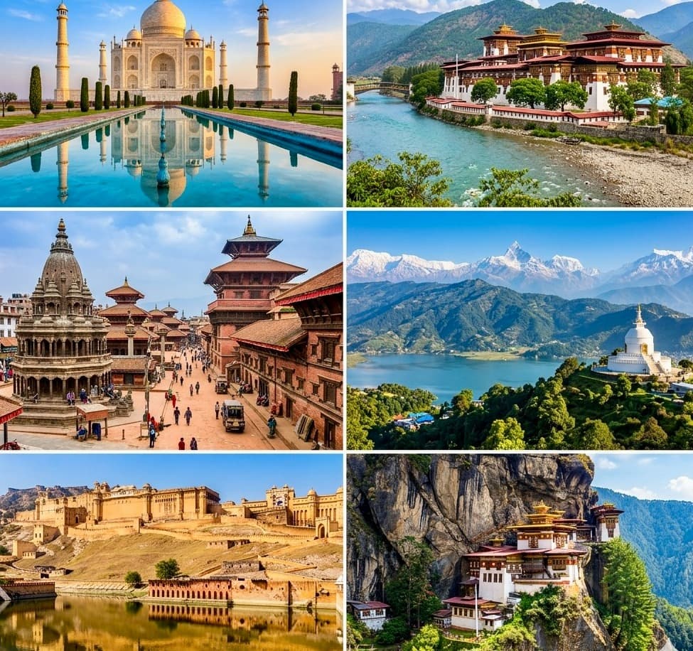 Best of India, Nepal & Bhutan – 15 Days Multi-Country Tour