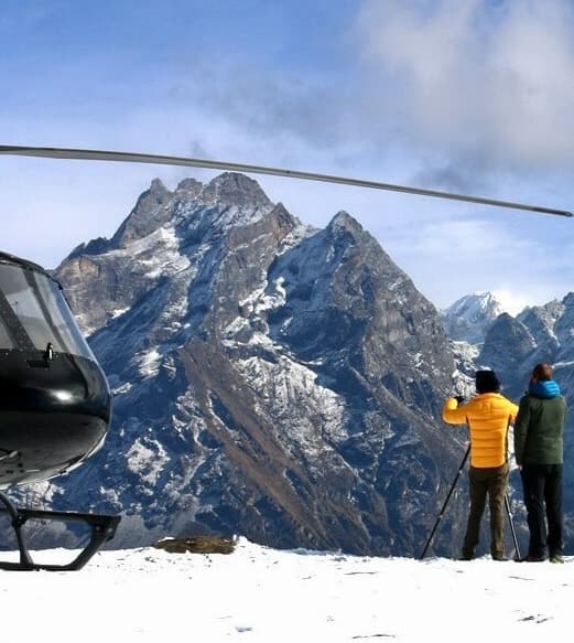 Everest Base Camp Heli Luxury Trek - A Himalayan Adventure all flight by Helicopter