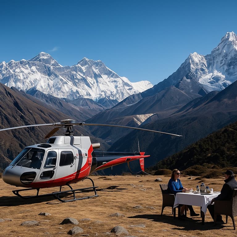 Helicopter Return Treks in Nepal