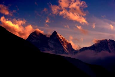 Trek from Tengboche to Dingboche 4