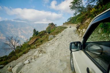 Drive from Chame to Bhartang – Green Lake – Manang 3