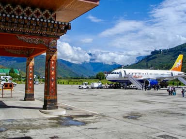Arrival at Paro International Airport 3