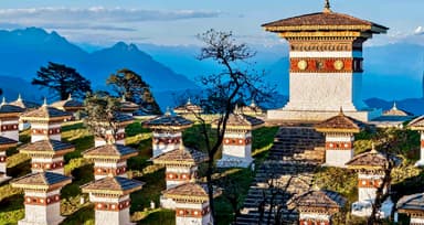 Dochula Pass in Bhutan