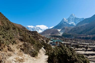 Trek from Tengboche to Dingboche 1