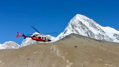 Everest Helicopter Return