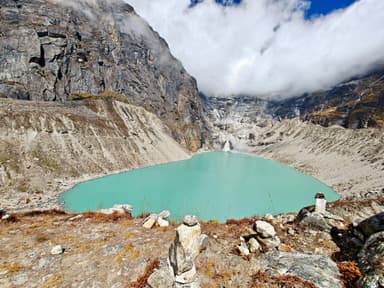 Drive from Chame to Bhartang – Green Lake – Manang 1