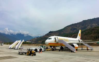 Arrival at Paro International Airport 2