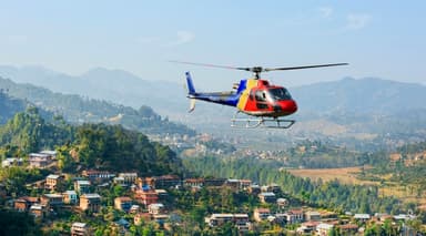 Helicopter Flight from Kathmandu to Dhulikhel 3