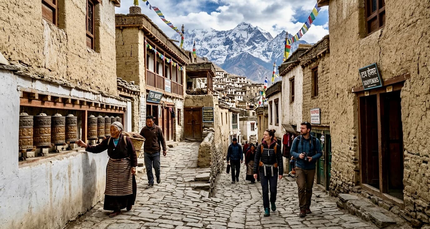 Kagbeni via Muktinath