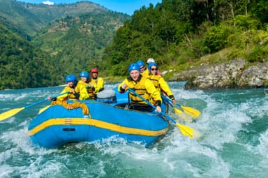 Rafting on Trishuli River