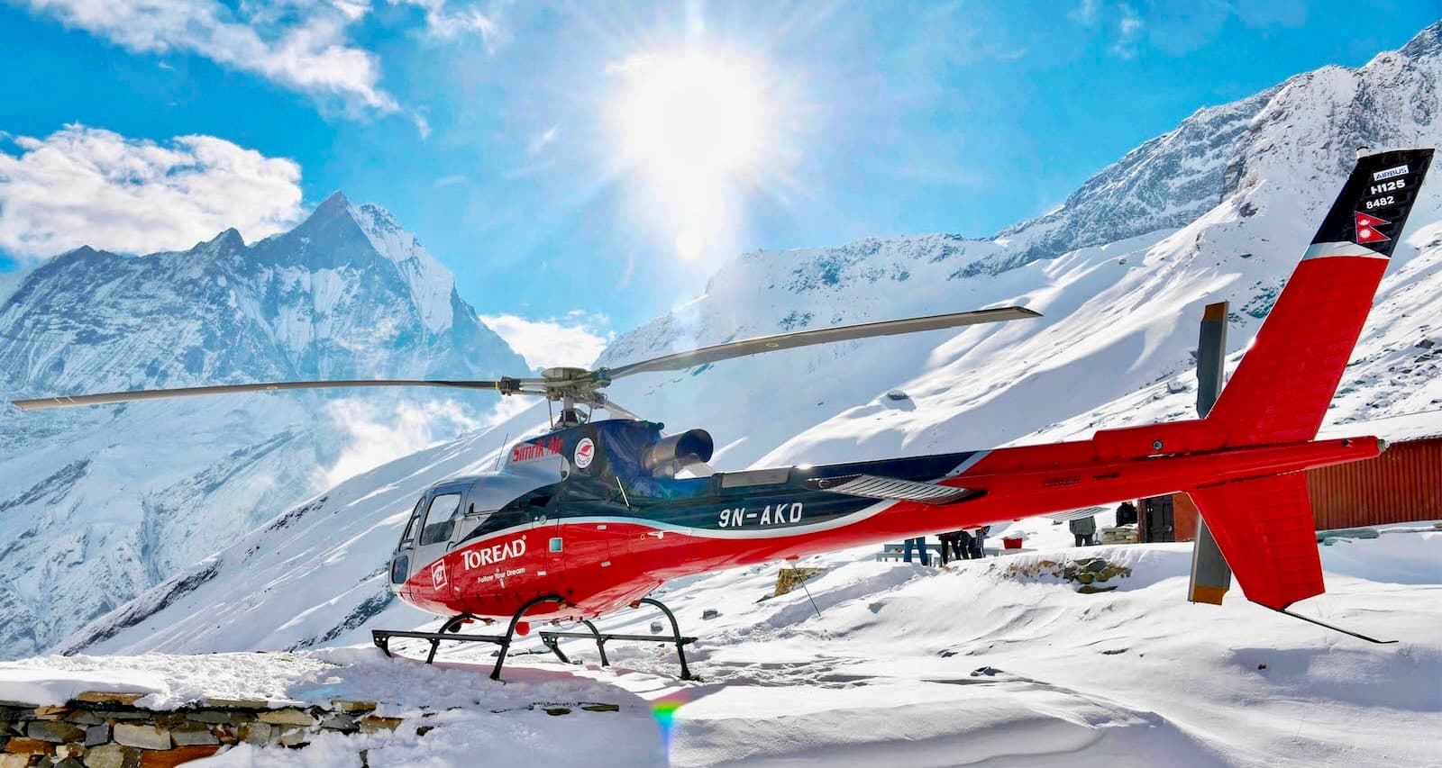 Annapurna helicopter Tour Luxury holidays blog