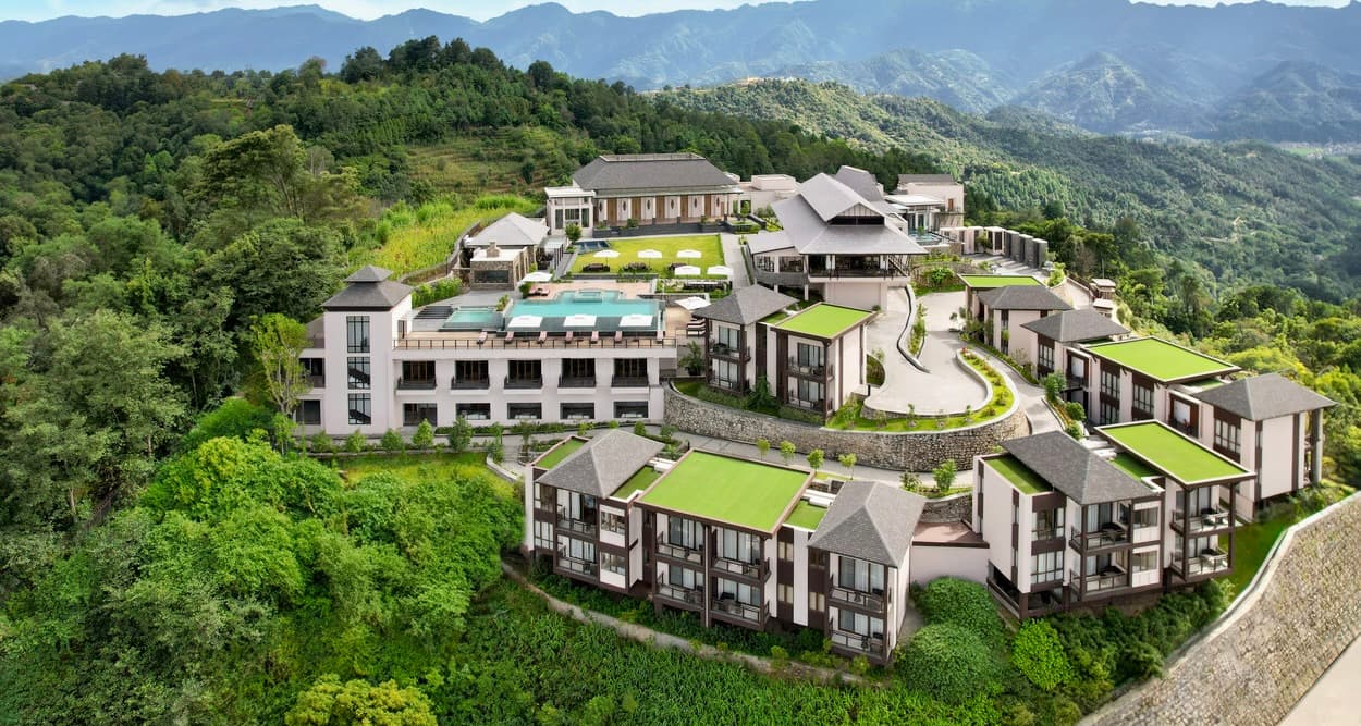 Dusit Thani Himalayan Resort Dhulikhel Nepal Aeriall