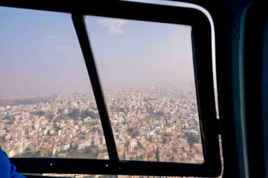Helicopter Flight from Kathmandu to Dhulikhel