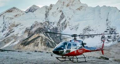 Helicopter At Kala Patthar