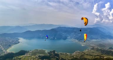 Paragliding in Pokhara