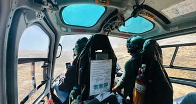 Oxygen During Everest heli tour