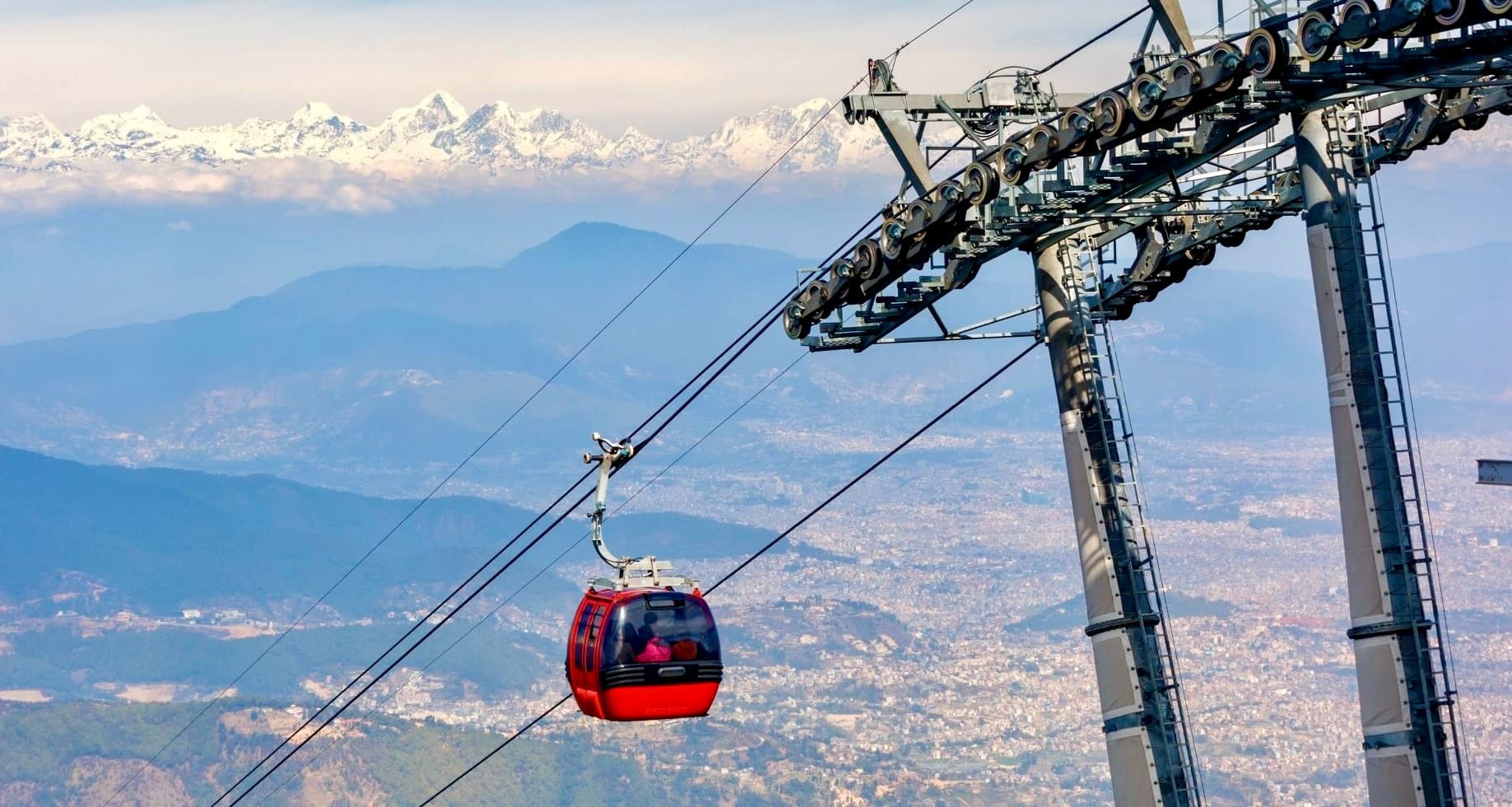 Chandragiri Cable Cars In Nepal