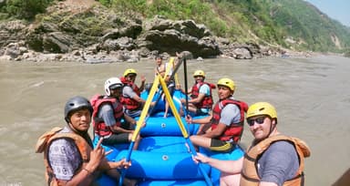 Rafting on Trishuli River