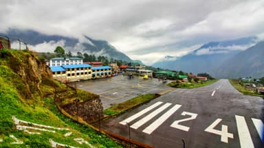 Lukla airport in Everest Region