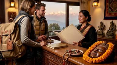 Travelers checking in hotel rece… 202607052130