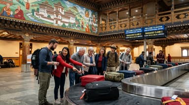 Travelers by luggage carousel ai… 202607052043