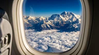 Aerial view Himalayas snow peaks 202607052127
