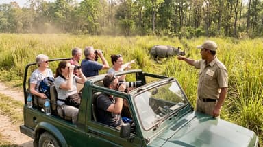 Travelers on Jeep Safari Wildlife 202607052022