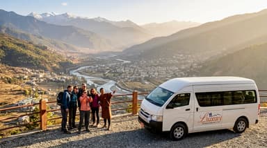 Travelers taking photo Thimphu v… 202607052100