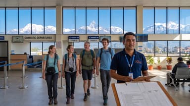 Travelers arriving at Pokhara Ai… 202607051002