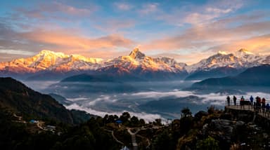 Sunrise over Annapurna peaks 2K 202607050955