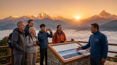 Travelers taking photos Himalayas 2K 202607050955