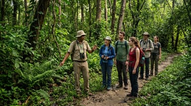 Travelers on jungle walk 202607052022
