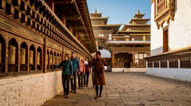 Travelers exploring courtyard of… 202607052100