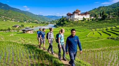 Travelers hiking rice terraces v… 202607052109