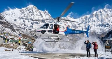 Heli Return from Annapurna Base 202607091135