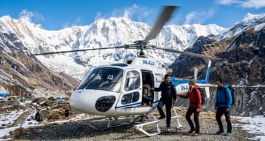 Helicopter boarding at Annapurna… 202607091135
