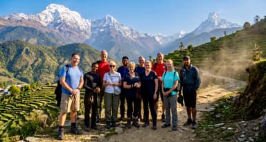 Group doing ghorepani poonhill trek 202607040812