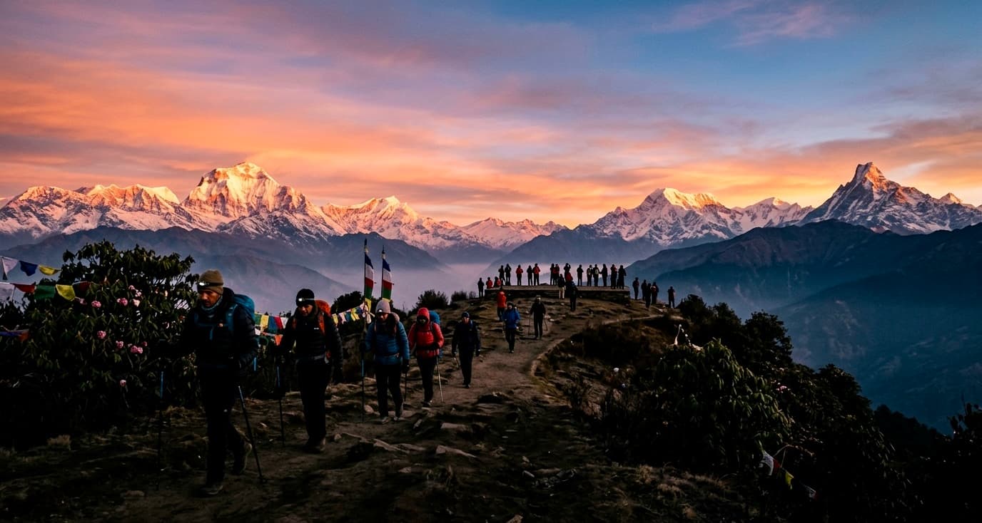 Hike to Poon Hill sunrise 202607091134
