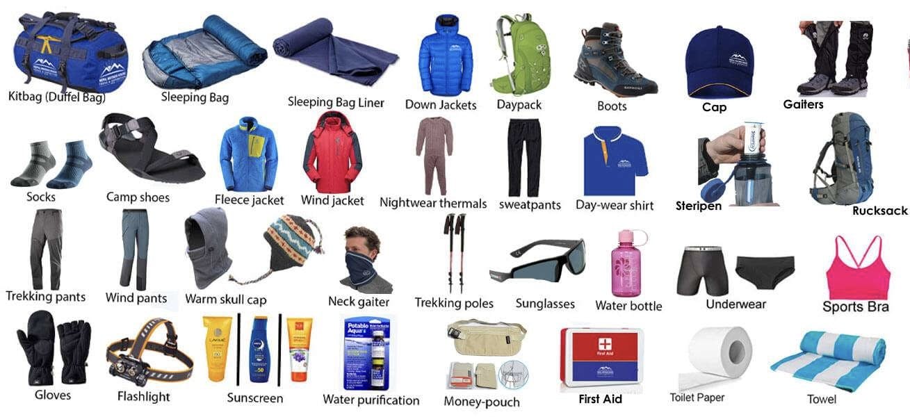 Clothing and Gear for Everest Region Trekking