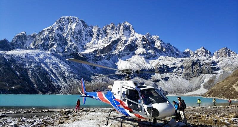 Everest and Gokyo Landing Helicopter Tour