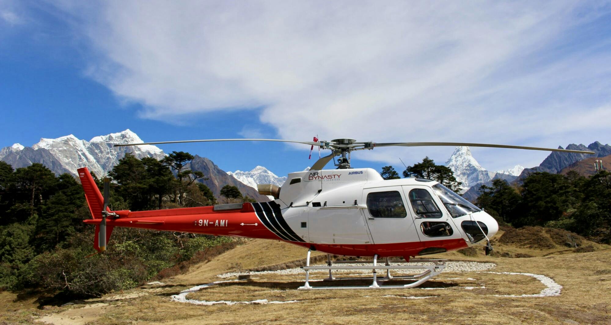 Manaslu Circuit Helicopter Return Trek