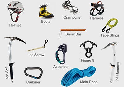Essential Equipments for Peak Expedition and Climbing in Nepal