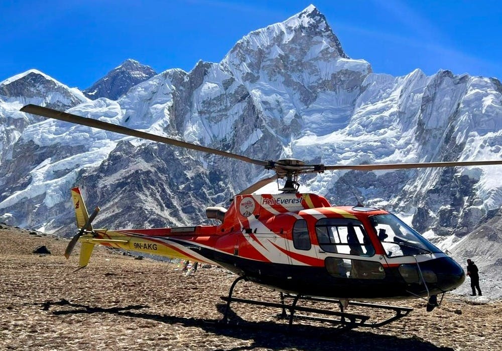 Private Everest Base Camp Landing Helicopter Tour